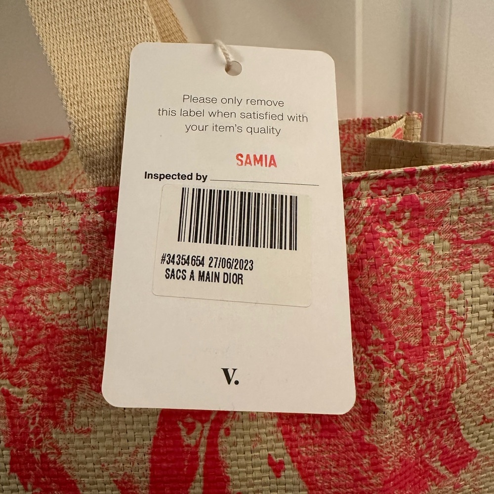Christian Dior Straw Bag with big bonus 🤗 - Picture 6 of 10